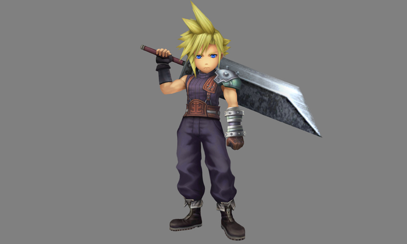 Illustration for article titled Iconic Final Fantasy Characters Made All Big-Headed and Cute